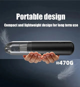 Black Mini Wireless Handheld Vacuum Cleaner——Wireless Mini Dust Cleaner with Strong Suction, USB Type C Charging and Multi Purpose Cleaning Attachments