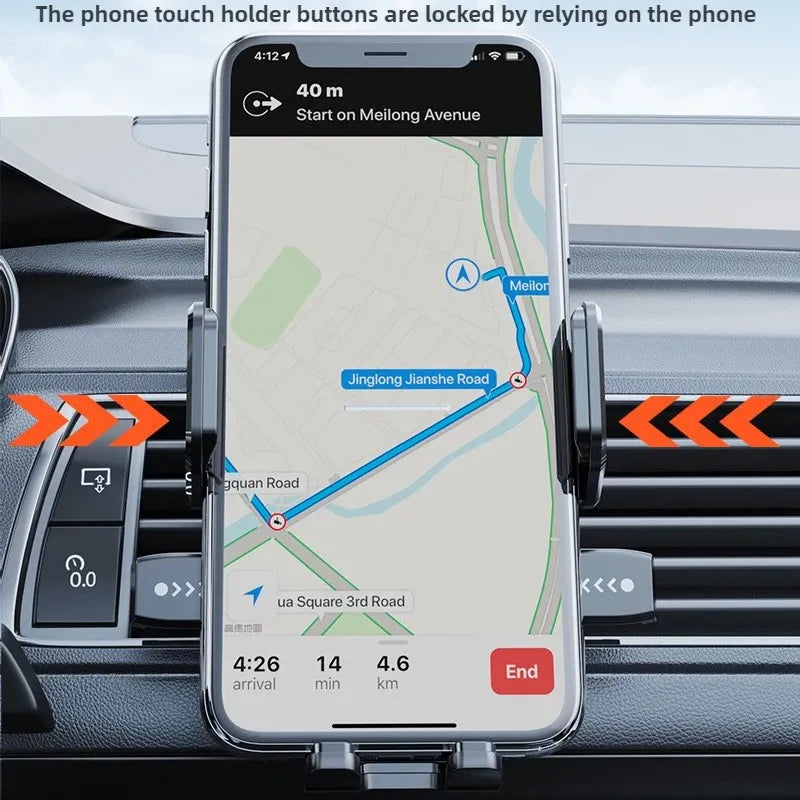 Vacuum Suction Car Phone Mount Adjustable Dashboard Windscreen Holder Universal Smartphone Bracket for Navigation Driving