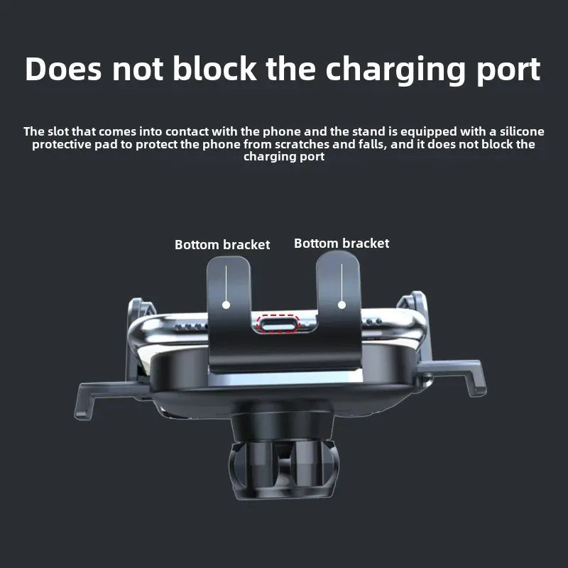 Vacuum Suction Car Phone Mount Adjustable Dashboard Windscreen Holder Universal Smartphone Bracket for Navigation Driving