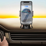Universal Car Phone Mount Dashboard Windscreen Holder Anti Slip Vacuum Suction Mobile Phone Stand 360 Adjustable Navigation Bracket