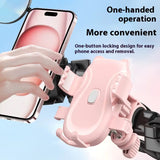 Cute Pink Cat-Themed Bicycle Phone Holder — Motorcycle & Bicycle Handlebar Mount, Anti-Shake 360° Rotatable Navigation Bracket, Universal Scooter Stand