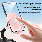 Cute Green Cat-Themed Bicycle Phone Holder — Motorcycle & Bicycle Handlebar Mount, Anti-Shake 360° Rotatable Navigation Bracket, Universal Scooter Stand