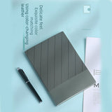 Misty Blue Luxury A5 Notebook and Pen Gift Set Business Journal Office Writing Diary Executive Stationery Present Box with Gift Bag - Front View