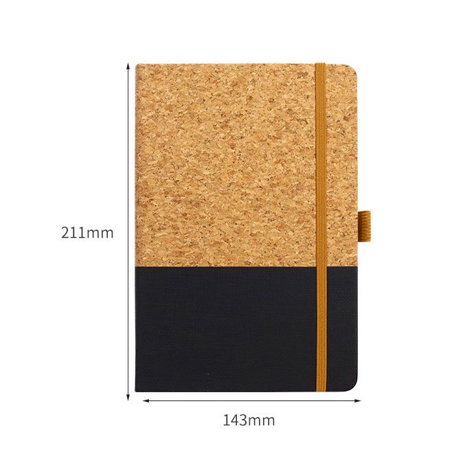 White Eco-Friendly Cork A5 Notebook Gift Set with Matching Pen Business Journal Office Meeting Writing Gift
