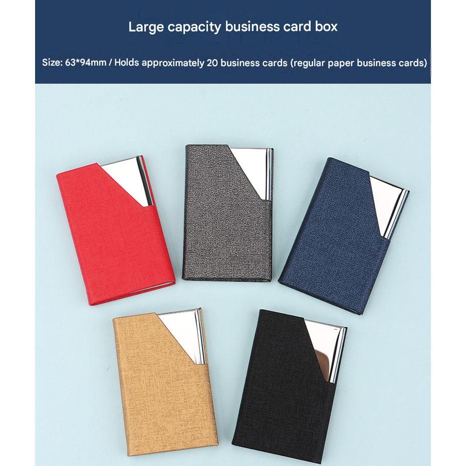 Gray Executive A5 Notebook Gift Set with Metal Pen, Business Card Holder and Keychain for Corporate Gifts, Client Appreciation and Office Professionals
