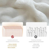 Mushroom-Themed Plush Slippers & Bubble Fleece Throw Blanket Set — A Cozy, Warm Winter Home Gift Bundle, Including Soft & Warm Indoor Slippers (Size AU 12-13) and a 100x150cm Flannel Throw Blanket - Rear View