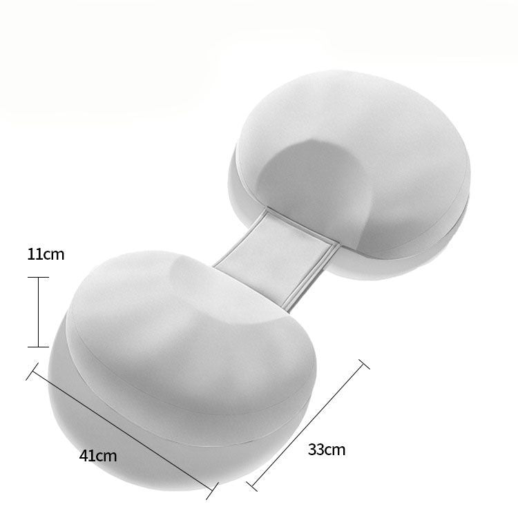 Grey Memory Foam Pregnancy Support Pillow for Side Sleeping, Adjustable Maternity Belly and Back Support Cushion, Pregnancy Wedge Pillow for Hip, Waist and Back Relief