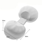 Grey Memory Foam Pregnancy Support Pillow for Side Sleeping, Adjustable Maternity Belly and Back Support Cushion, Pregnancy Wedge Pillow for Hip, Waist and Back Relief