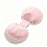 Pink Memory Foam Pregnancy Support Pillow for Side Sleeping, Adjustable Maternity Belly and Back Support Cushion, Pregnancy Wedge Pillow for Hip, Waist and Back Relief