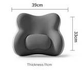 Blue Ergonomic Memory Foam Lumbar Support Cushion for Office Chair, Adjustable Lower Back Pillow with Dual Side Support, Orthopedic Back Rest for Desk Chair, Car Seat and Home Office - Low Angle