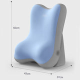 Beige Memory Foam Reading Pillow & Back Support Cushion with Adjustable Wedge, Ergonomic Neck and Lumbar Support for Bed, Sofa, Reading, Gaming and Relaxation