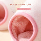 Pink Soft Cozy Hamster Bed Small Pet Sleeping Nest for Winter Guinea Pig, Hamster, Sugar Glider, Safe & Warm Hideaway - Side View