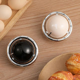 Black Retro Planet Mechanical Kitchen Timer Magnetic Countdown Clock Battery-Free Metal Core Loud Alarm for Cooking Study