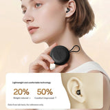 Black 3-in-1 Focus & Productivity Set: Magnetic Mechanical Timer, Noise-Reducing Earplugs & Rechargeable Clip-On LED Reading Light - Front View