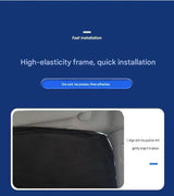 Reflective Car Windshield Sun Shade 57.1 x 31.5 Inch Foldable Front Windshield Sunshade UV Block Heat Insulation Titanium Silver Sun Visor Cover