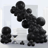 140PCS Black Balloon Garland Kit Latex Balloon Arch Set for Birthday Wedding Party Decoration Black Party Balloon Arch Kit with Multiple Sizes