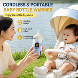 Yellow Automatic Stirring Coffee Mug 400ml USB Rechargeable Magnetic Mixing Tumbler with Smart Temperature Display Splash Resistant Lid Portable Coffee Cup for Home Office Travel Gym - Front View