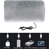 USB Heated Plush Hand Warmer Bag – Electric Rechargeable Warm Hand Cushion, Soft Winter Heating Hand Muff, Portable USB Warm Hand Pad