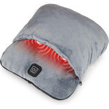 USB Heated Foot Warmer Electric Foot Heating and Vibration Massage Plush USB Powered Winter Foot Comfort Cushion for Home Office Car Travel Portable Warm Relaxation Support