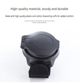 Bicycle Wrist Rearview Mirror 360 Rotatable - Adjustable Wrist Mounted Convex Cycling Mirror, 360 degree Rotation, Arm Strap Handlebar Mount, Cycling Safety for Urban Commuting and Travel Use - Top-Down View