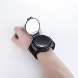 Bicycle Wrist Rearview Mirror 360 Rotatable - Adjustable Wrist Mounted Convex Cycling Mirror, 360 degree Rotation, Arm Strap Handlebar Mount, Cycling Safety for Urban Commuting and Travel Use