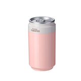 Pink USB Rechargeable Humidifier Aroma Diffuser Mini Can Mist Maker Portable Car Home Desktop Air Moisturizer with LED Light - Close-Up Angle
