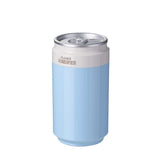 Blue USB Rechargeable Humidifier Aroma Diffuser Mini Can Mist Maker Portable Car Home Desktop Air Moisturizer with LED Light - Low Angle