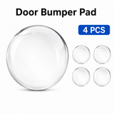 4 Pack Transparent Silicone Wall Protector Pads Door Handle Bumper Pads for Furniture and Fridge Doors