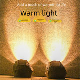 Solar Rock Garden Light - Outdoor LED Landscape Light with Solar Panel, Waterproof Stone Effect Lamp