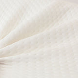 Memory Foam Pillow - 1 Piece Cervical Support Pillow with Bamboo Fibre Fabric 60x40x16/14cm for Home Sleeping - Low Angle