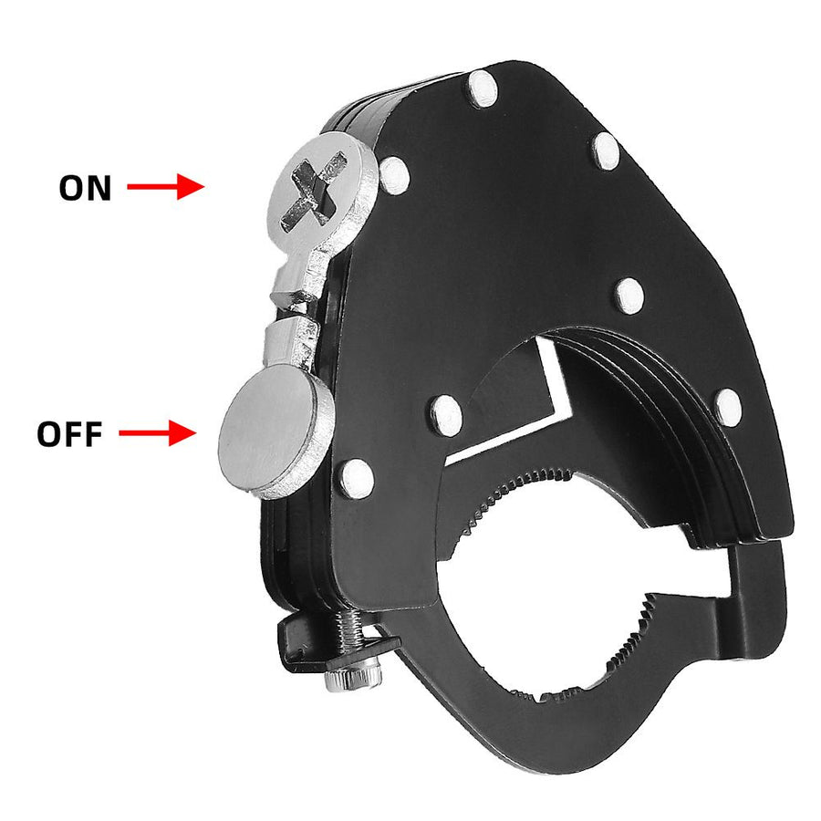 Motorcycle Throttle Lock - Universal Cruise Control Clamp, Stainless Steel Throttle Assist, Top KIT
