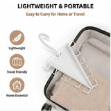 2 Packs Multifunctional V-Shape Rotating Hanger, 12-Hook Space-Saving Closet Organizer for Home & Travel Use - Rear View
