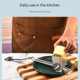 Stainless Steel Hand Crank Cheese Grater（Flat-blade planer+3-4 hole planer+5-6 hole planer+7-8 hole planer+9-10 hole planer） - Rotary Drum Shredder for Cheese, Chocolate and Butter - Ergonomic Handle Kitchen Gadget for Home Cooking and Baking - 45-Degree Angle