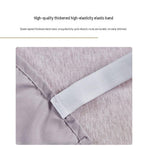 Blue 152x203x38cm Elastic Bed Skirt - Thickened Polyester Fitted Valance with Double-Layer High-Stretch Band, Wrinkle-Resistant Drop