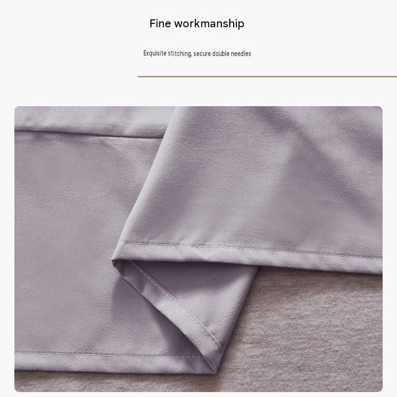 Black 152x203x38cm Elastic Bed Skirt - Thickened Polyester Fitted Valance with Double-Layer High-Stretch Band, Wrinkle-Resistant Drop