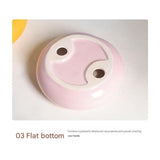 Purple Ceramic Pet Donut Bowl - 50ml  Food Dish for Cats and Small Dogs - Non Slip Base, Easy Clean Glaze, Compact Snack Feeder, Pastel Colours, Home and Travel Use - Extra Image