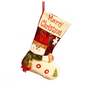 3 pack Snowman-shaped Christmas stocking—45cm high fabric gift bags, suitable for decorating fireplace mantels and hanging Christmas trees