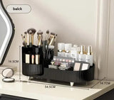 Large pen holder rotating storage tray, black - 45-Degree Angle
