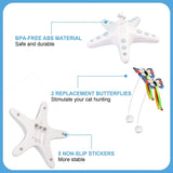 Starfish Butterfly Cat Teaser Toys - Front View