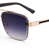 Men Metal Sunglasses - Everyday Use, Practical Product Listing - Side View