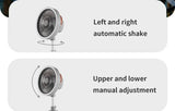 Gery Portable Outdoor Tripod Fan - USB Rechargeable Camping Fan with Remote Control, Folding & Adjustable for Outdoor Activities and Travel - 45-Degree Angle