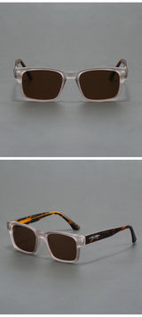Brown Trendy Oversized Lightweight Blue Light Blocking Sunglasses for Men - Anti-Fog, Photochromic, and UV Protection - Front View