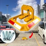 Rectangle Safety Barrier locker Car Parking Lock Fold Complete Complete Vehicle Security - Front View