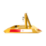 Rectangle Safety Barrier locker Car Parking Lock Fold Complete Complete Vehicle Security - 45-Degree Angle