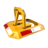 Rectangle Safety Barrier locker Car Parking Lock Fold Complete Complete Vehicle Security - Close-Up Angle