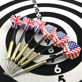 Durable Part  Printing 18 Two Side Dart Board+6 Darts Steel Wire Inlay - Side View