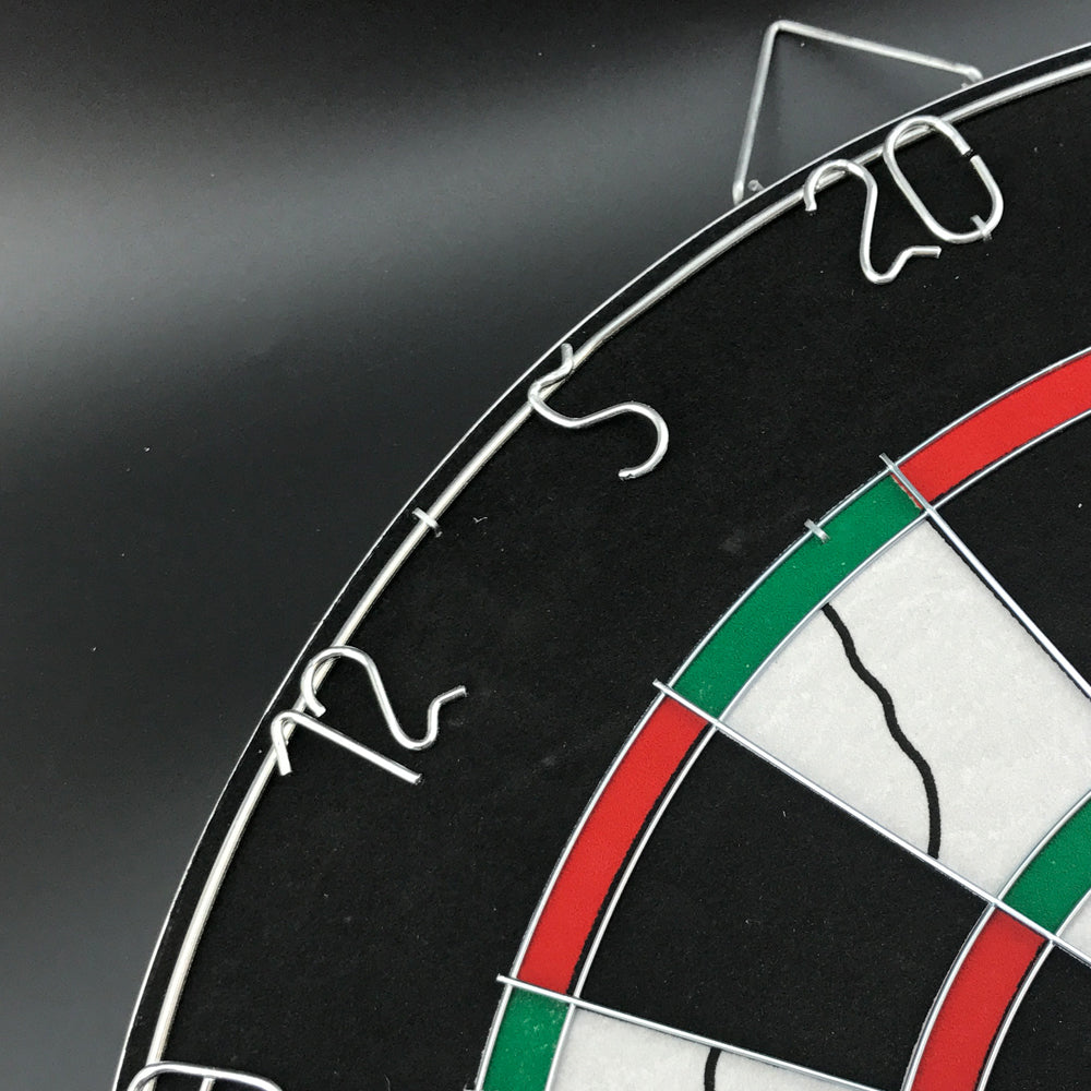 Durable Part  Printing 18 Two Side Dart Board+6 Darts Steel Wire Inlay