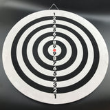 Durable Part  Printing 18 Two Side Dart Board+6 Darts Steel Wire Inlay - 45-Degree Angle