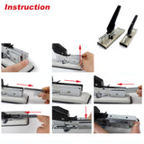 Heavy Duty Medium Size Stepler With Free 2000x23/8 Steples Office Stationary - Top-Down View