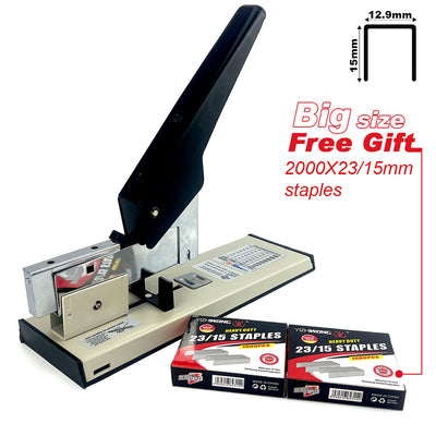 Heavy Duty Big Size Stepler With Free 2000x23/15 Steples Office Stationary